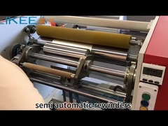 Facile à utiliser machine de remontage à fente semi-automatique en feuille d'aluminium