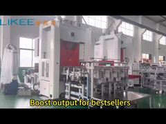 T130 Machine en action : production 1-sur-3 pour bacs américains demi-format/profonds