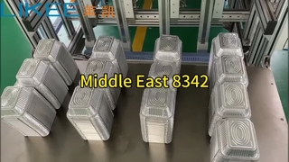 Machine de fabrication de conteneurs en papier d'aluminium LK-T80, offre spéciale au moyen-orient, 8342