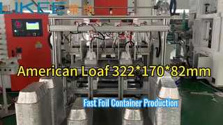 Fonctionnement de la machine de fabrication de conteneurs en papier d'aluminium T80