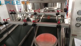 Machine de fabrication de récipients ronds en papier d'aluminium LK-T80