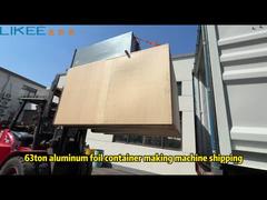Conteneur en papier d'aluminium T63 faisant l'expédition de la machine