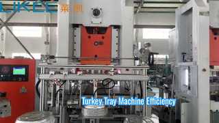 Machine de fabrication de plateaux de dinde en papier d'aluminium LK-T80