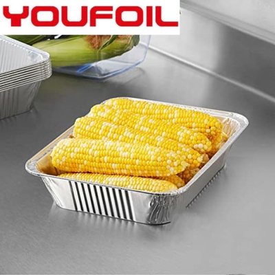 acheter Demi taille Pan Safe Convenient de conteneur jetable recyclable de papier d'aluminium online manufacture