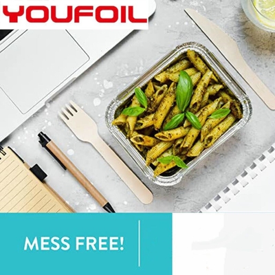 acheter De haute résistance non-toxique jetable de conteneur de nourriture de papier aluminium de restaurant online manufacture