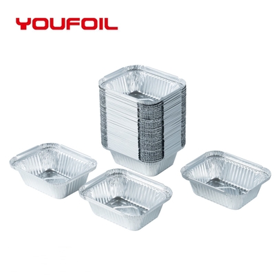 acheter Casserole jetable d'aluminium de livre de magasin 1 de papier d'aluminium de catégorie comestible pour le stockage de nourriture de pique-nique online manufacture