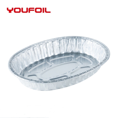 acheter 3003 papier d'aluminium jetable Tray Oval Roast Customized Logo online manufacture