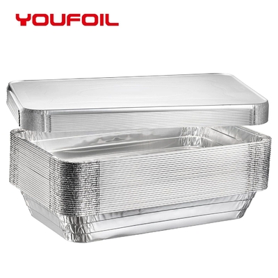 acheter Papier d'aluminium jetable Pan Full Size Pan de grande capacité avec le couvercle online manufacture