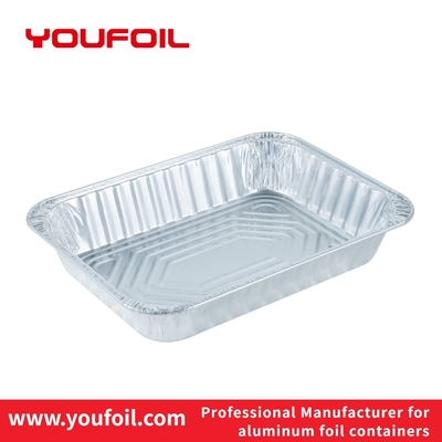acheter Emballage rectangulaire en métal de conteneur de papier d'aluminium de mur lisse recyclable online manufacture