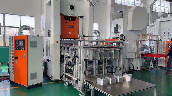 acheter Machine de fabrication de conteneurs en feuille d'aluminium de 26 kW avec des dimensions de plaque alimentaire de 1220 × 900 mm online manufacture