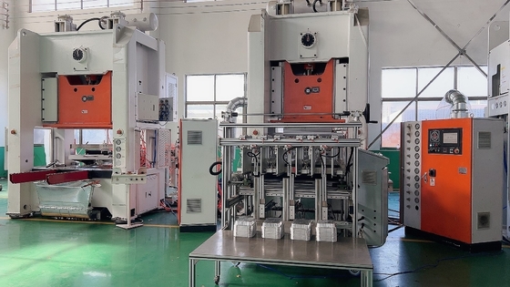 acheter conteneur semi automatique du papier aluminium 3Phase faisant à machine 75 courses/minute online manufacture