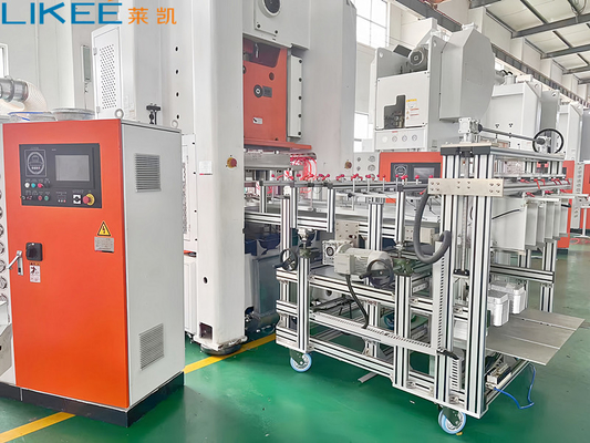 acheter Mitsubishi contrôlée 12000 pièces/h sortie Machine de conteneur en feuille d'aluminium LK-T80 online manufacture