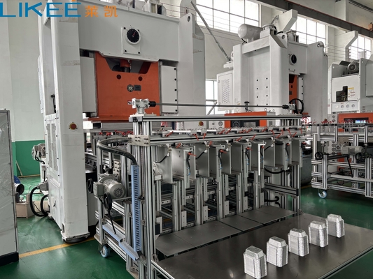acheter Machine de fabrication de contenants alimentaires en feuille d'aluminium entièrement automatique online manufacture