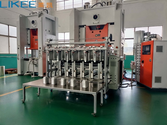 acheter 130 tonnes d'argent entièrement automatique machine de fabrication de conteneurs en feuille d'aluminium 380v 50Hz LK-T130 online manufacture