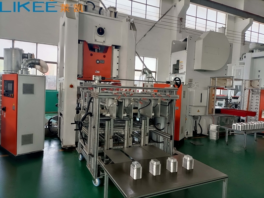acheter Mitsubishi PLC ligne de production de conteneurs en feuille d'aluminium LK-T130 online manufacture