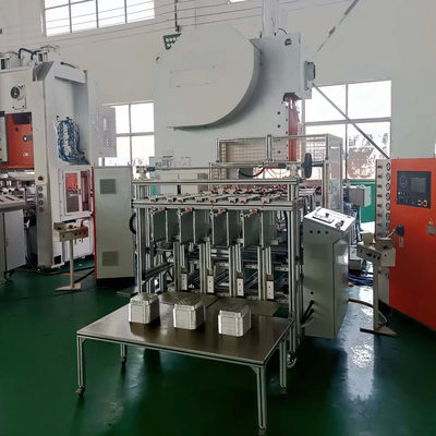 acheter H cadre 19,8 KW machine de fabrication de plateau en papier d'aluminium avec corps blanc et orange online manufacture