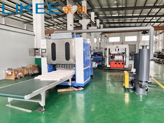 acheter LKWP980 Machine de pliage de papier en cire pop-up V Fold Cross Folding Type d'extraction continue online manufacture