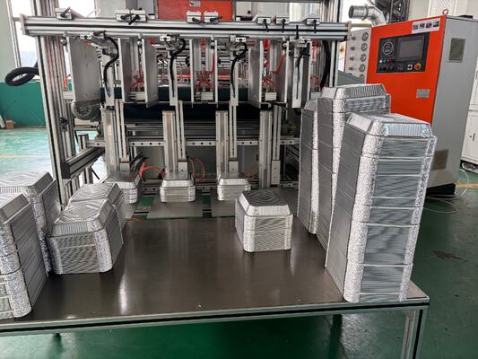 acheter LK-T80 Machine à fabriquer des barquettes alimentaires rondes en feuille d'aluminium 8011, couleur argent online manufacture