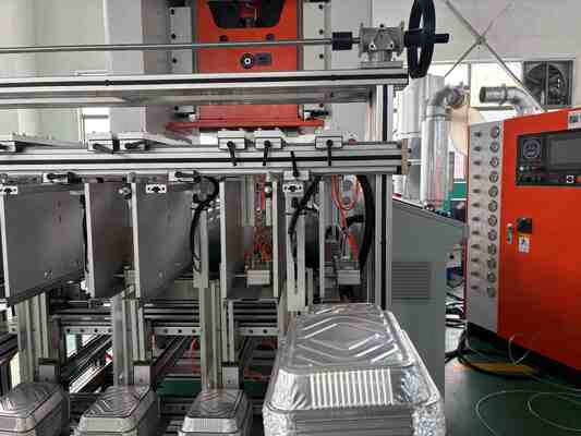 acheter LK-T80 Récipient alimentaire rectangulaire en feuille d'aluminium avec logo OEM pour machine d'emballage de plats à emporter et de restauration rapide online manufacture