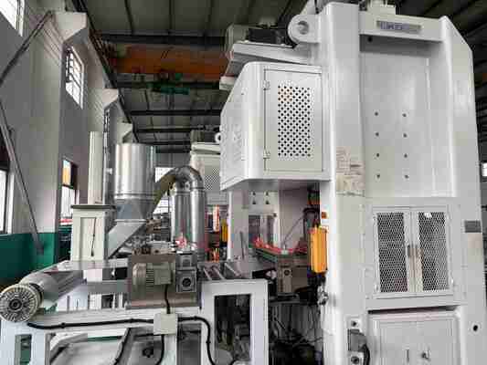 acheter LK-T80 Heavy Duty 450ml aluminium foil récipient alimentaire isolant machine de fabrication de forme ronde online manufacture