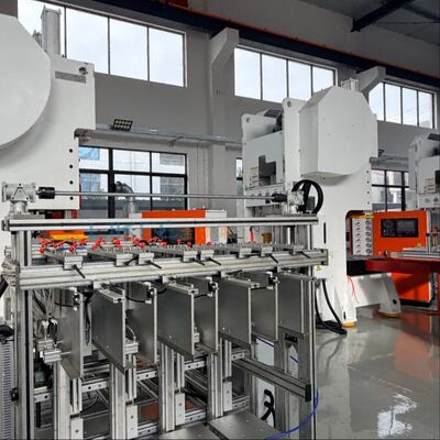 acheter Machine de récipient en feuille d'aluminium entièrement automatique à grande vitesse 35-70 coups/min fabrication en ligne