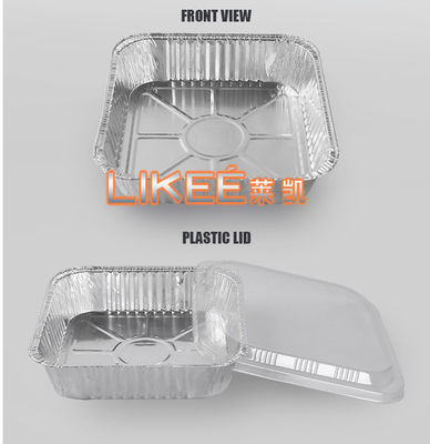 acheter Conteneur de nourriture de papier aluminium du barbecue 250ml avec les couvercles clairs online manufacture