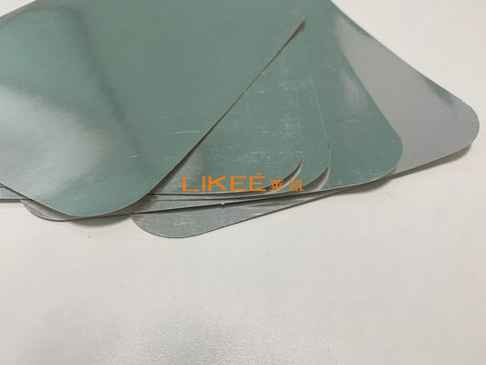 acheter Nourriture rectangulaire Tray Lids de couvercle du papier d'aluminium 8389 de couleur argentée online manufacture