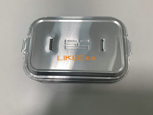 acheter Couvercles argentés de conteneur du papier aluminium 1LB pour le paquet jetable de conteneur online manufacture