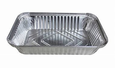 acheter conteneurs de nourriture jetables en aluminium d'aluminium argenté de colis de 800ml 0.03mm online manufacture