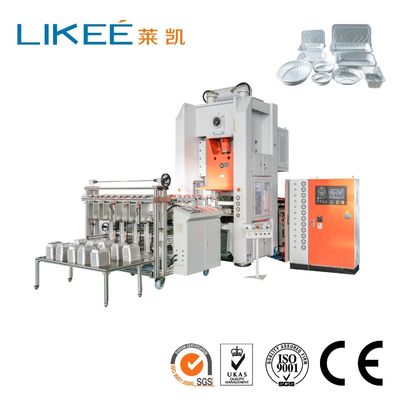 LK-T80 machine de perforation de conteneurs alimentaires avec une garantie d'un an, un support technique à vie et une vitesse de production de 12000 pièces/heure