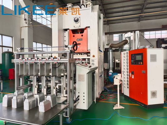 Machine de fabrication de conteneurs en feuille d'aluminium contrôlée par Mitsubishi 26 kW