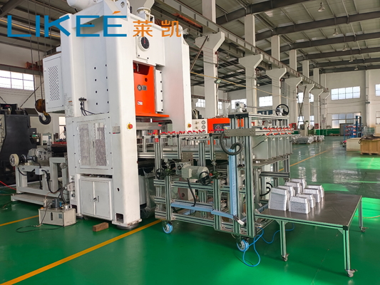 machine de fabrication de plat automatique de papier aluminium de 80T 27KW 0.8Mpa longue vie