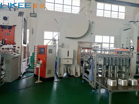 Conteneur de papier aluminium de la catégorie comestible 18.5KW rendant la machine de grande précision
