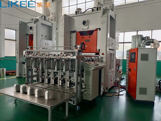 Ligne de production de conteneurs en feuille d'aluminium à haute productivité avec moteur Siemens LK-T130