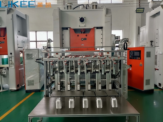 Machine électrique de fabrication de plateaux en aluminium à 5 ~ 6 cavités avec structure élargie et épaisse