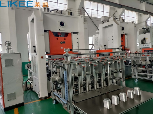 130 TON 12000 pièces/h ligne de production de conteneurs en feuille d'aluminium