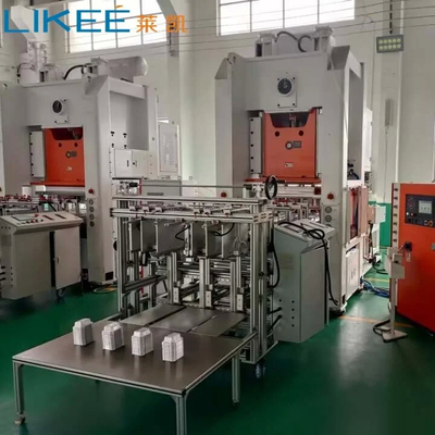 12000 pièces/h Capacité ligne de production de conteneurs en feuille d'aluminium à pression d'air de 0,8 MPa