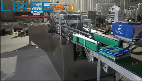 10 à 50 boîtes/min Machine automatique d'emballage de papier d'aluminium contrôlée par PLC pour boîtes de carton
