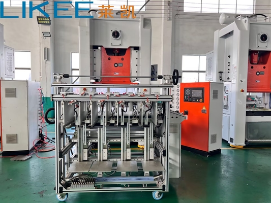 Machine à contenir des aliments en feuille d'aluminium entièrement automatique LIKEE T80 4 cavités