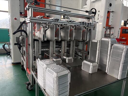 LK-T80 Plateaux à emporter en aluminium OEM 8389 d'origine, sans odeur particulière, fabrication à la machine