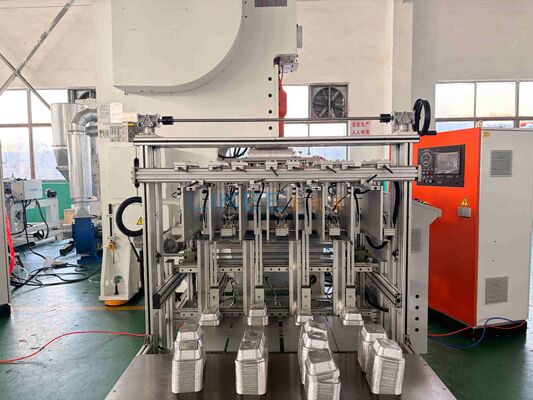 Ligne de production complète de la machine de conteneurs en feuille d'aluminium